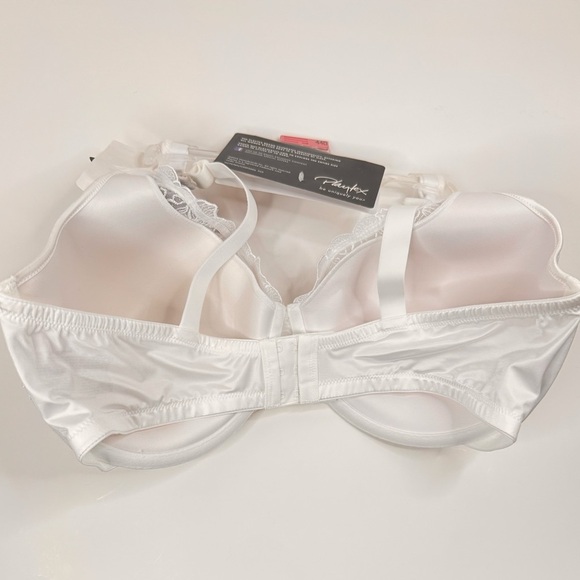 Playtex Gorgeous Look Embroidered Underwire Bra White 44D Style 7576 - Picture 2 of 10